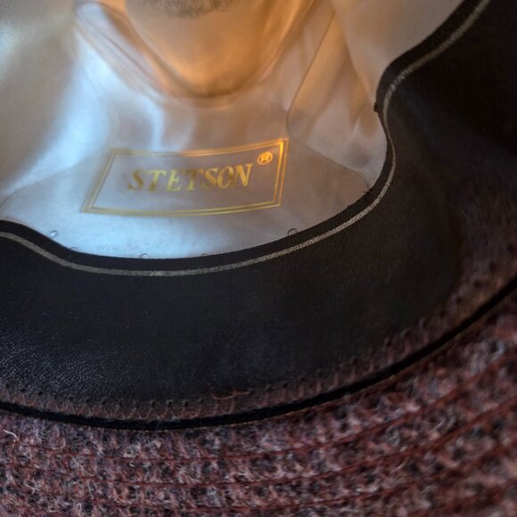 New Never worn Harris Tweed 100% Wool Stetson - Picture 8 of 8